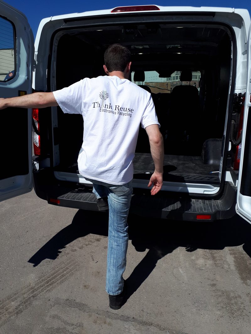 E-waste pickup service